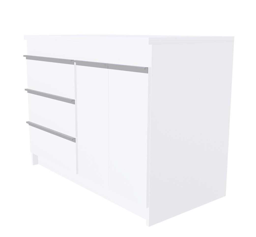 BAJO MESADA 2 PUERTAS Y CUBIERTERO 1.20