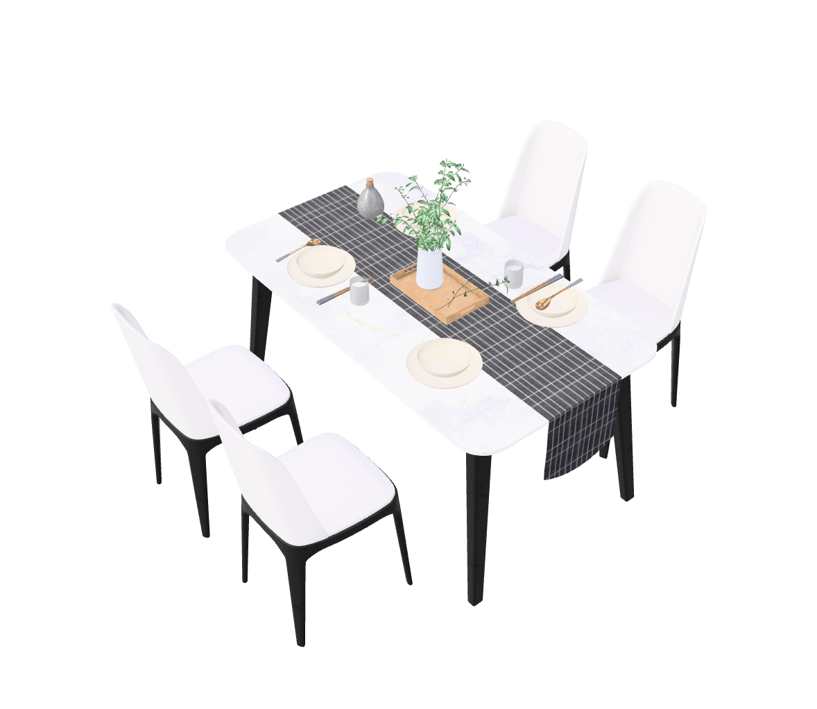 Mesa con sillas